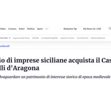 RAI: Consorzio di imprese siciliane acquista il Castello dei Naselli d’Aragona