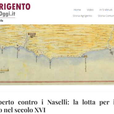 I Montaperto contro i Naselli: la lotta per il potere ad Agrigento nel secolo XVI